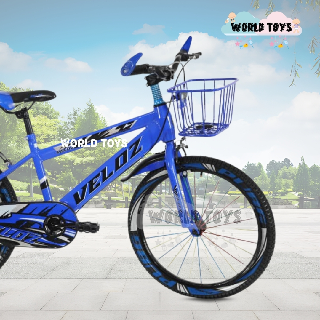 BICICLETA PARA NIÑO ARO 20 «SPORT VZ II» CON CANASTA BLUE - 3