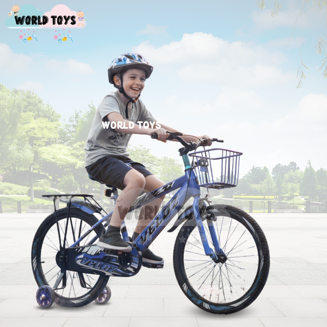BICICLETA PARA NIÑO ARO 20 «SPORT VZ II» CON CANASTA BLUE - 4