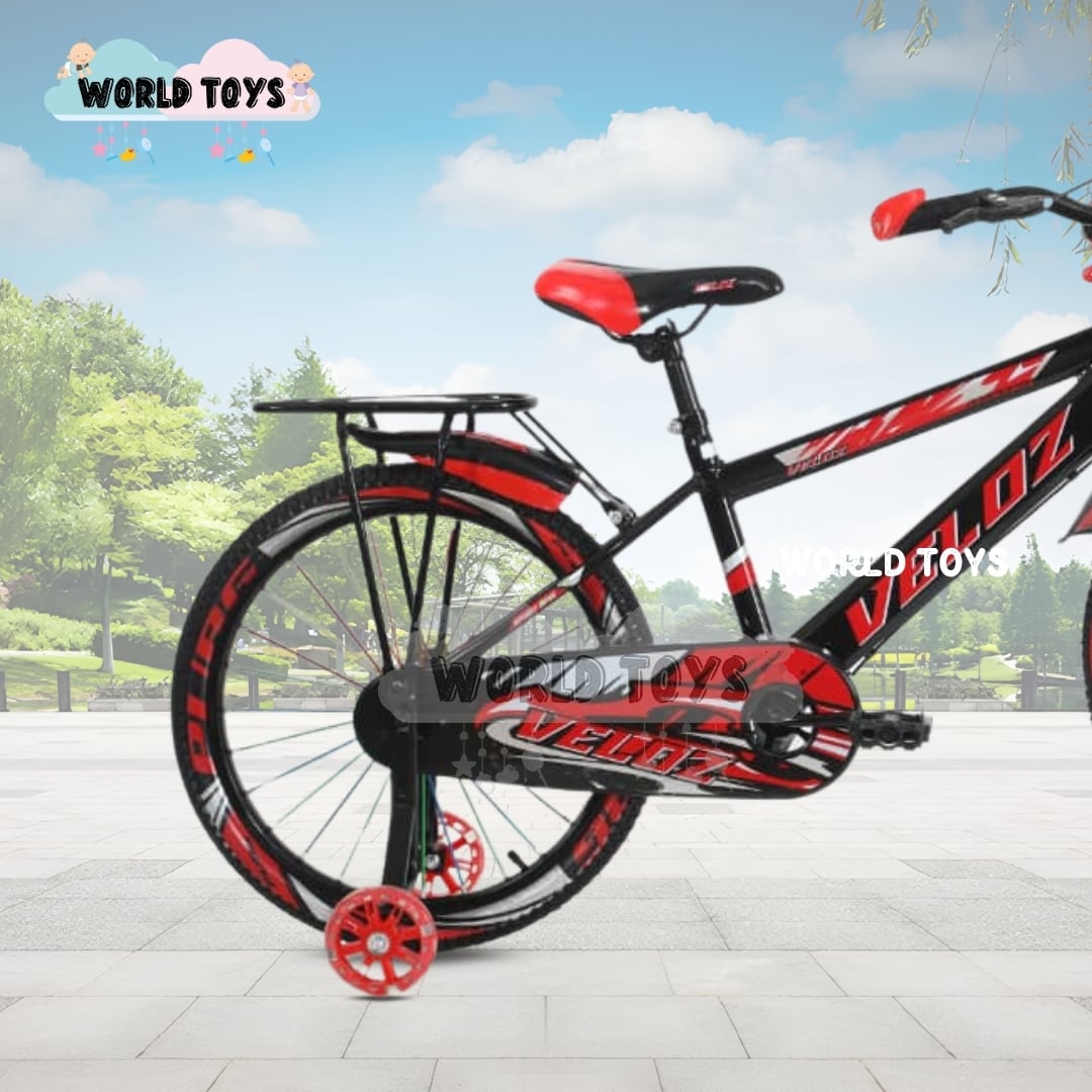 BICICLETA PARA NIÑO ARO 20 «SPORT VZ II» CON CANASTA BLACK - 2