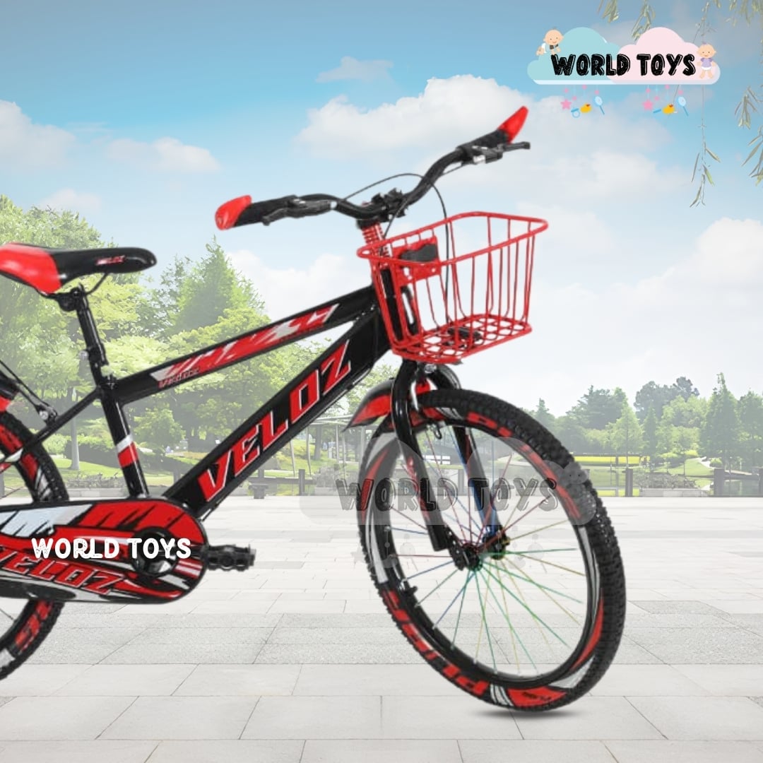 BICICLETA PARA NIÑO ARO 20 «SPORT VZ II» CON CANASTA BLACK - 3