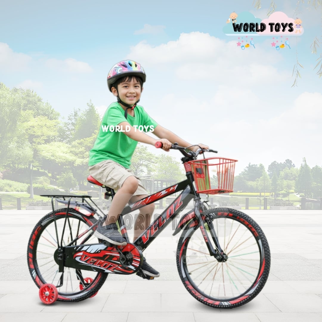 BICICLETA PARA NIÑO ARO 20 «SPORT VZ II» CON CANASTA BLACK - 4