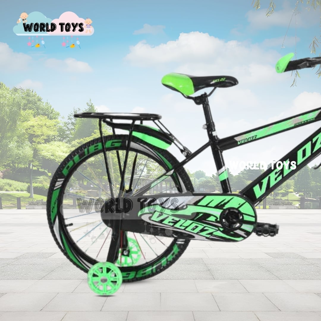 BICICLETA PARA NIÑO ARO 20 «SPORT VZ II» CON CANASTA GREEN - 2