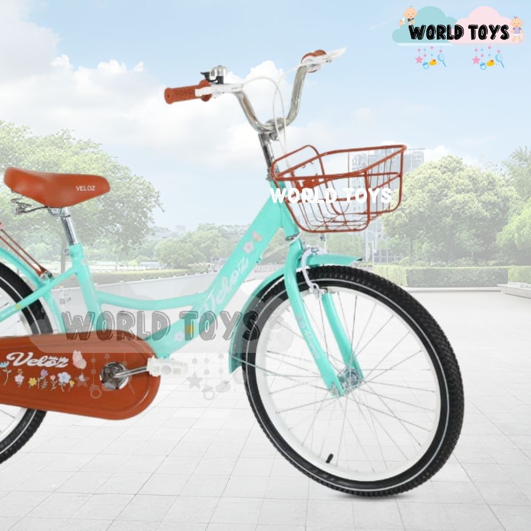 BICICLETA PARA NIÑA ARO 20 «NEW LADY» CON CANASTA TURQUESA - 2