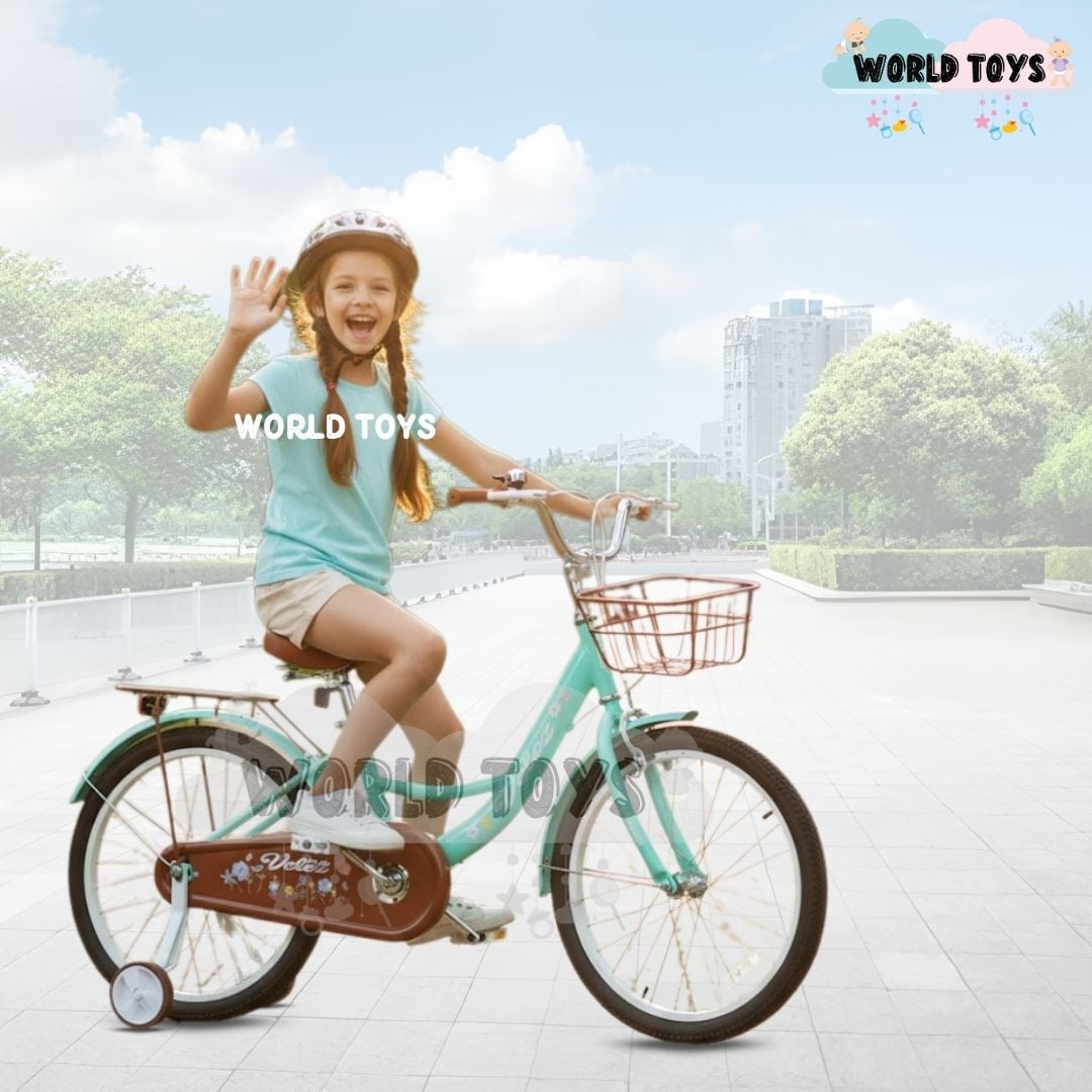 BICICLETA PARA NIÑA ARO 20 «NEW LADY» CON CANASTA TURQUESA - 4