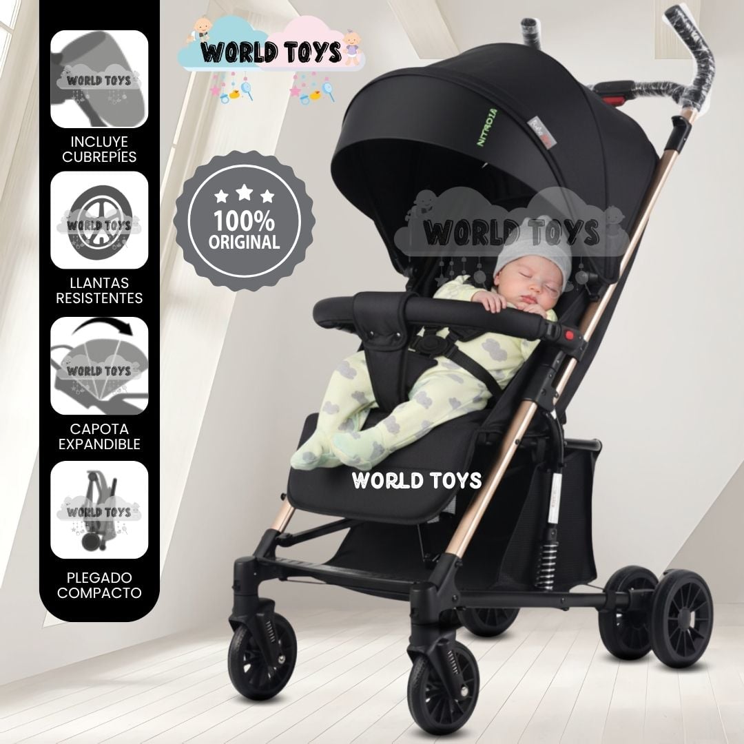 COCHE BASTÓN DE LUJO «NITRO PRO» BLACK - 1