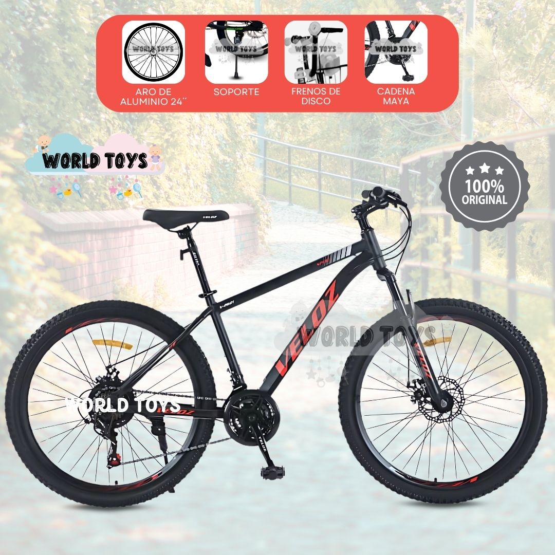 BICICLETA DEPORTIVA ARO 24 «PATHWAY» EDICIÓN LIMITADA RED - 1