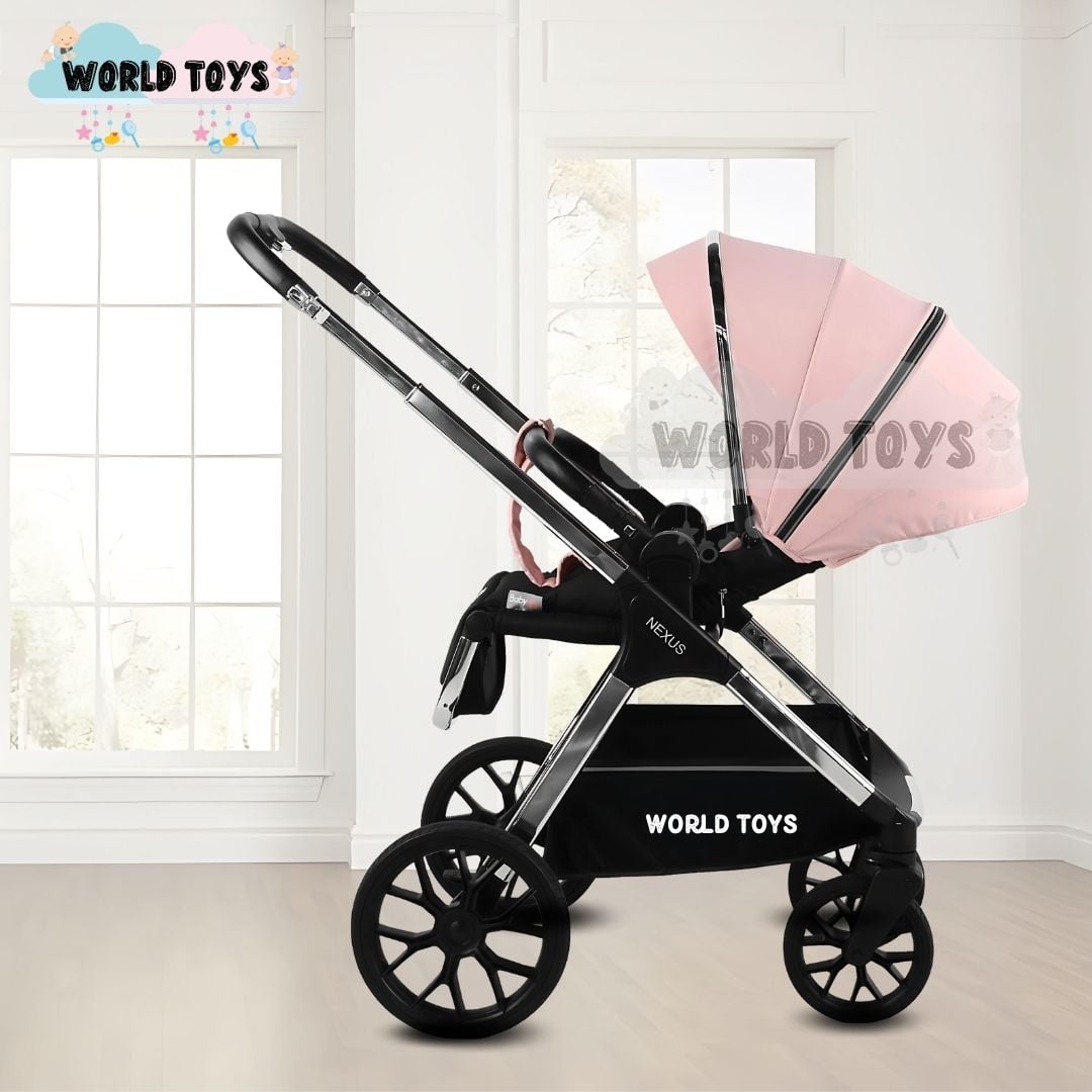 COCHE MOISÉS TRAVEL SYSTEM «ELUM» DE LUJO PINK - 2