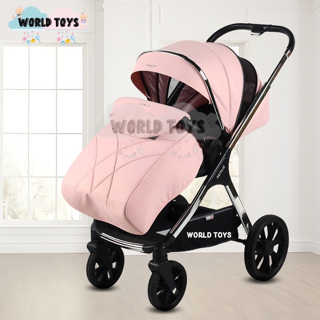 COCHE MOISÉS TRAVEL SYSTEM «ELUM» DE LUJO PINK - 4