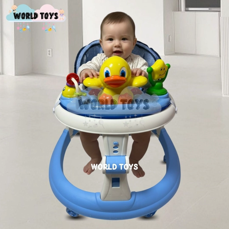ANDADOR PLEGABLE CON BANDEJA «TUTIDUCK» EDICIÓN DE LUJO BLUE - 2