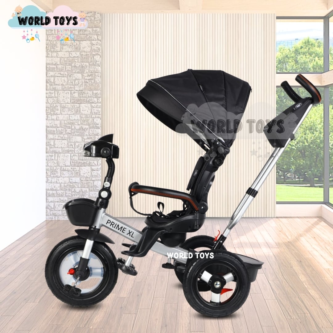 TRICICLO GUIADOR GIRATORIO «PRIME XL» PARA NIÑOS BEIGE - 3