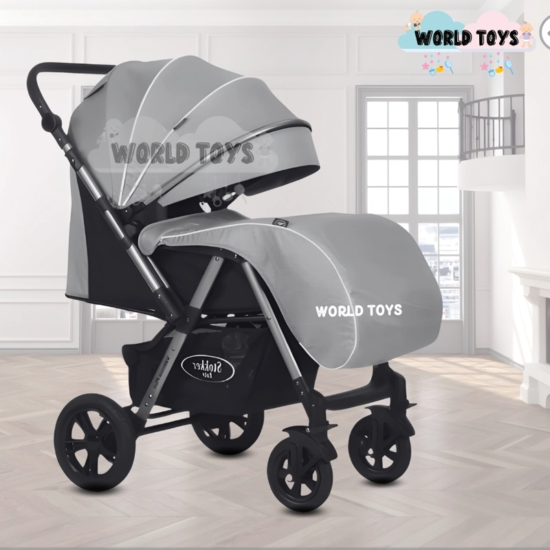 COCHE CUNA DE LUJO «SILVER» CON MANGO REVERSIBLE PINK - 4