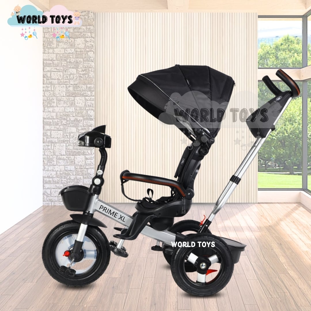 TRICICLO GUIADOR GIRATORIO «PRIME XL» PARA NIÑOS MELÓN - 3