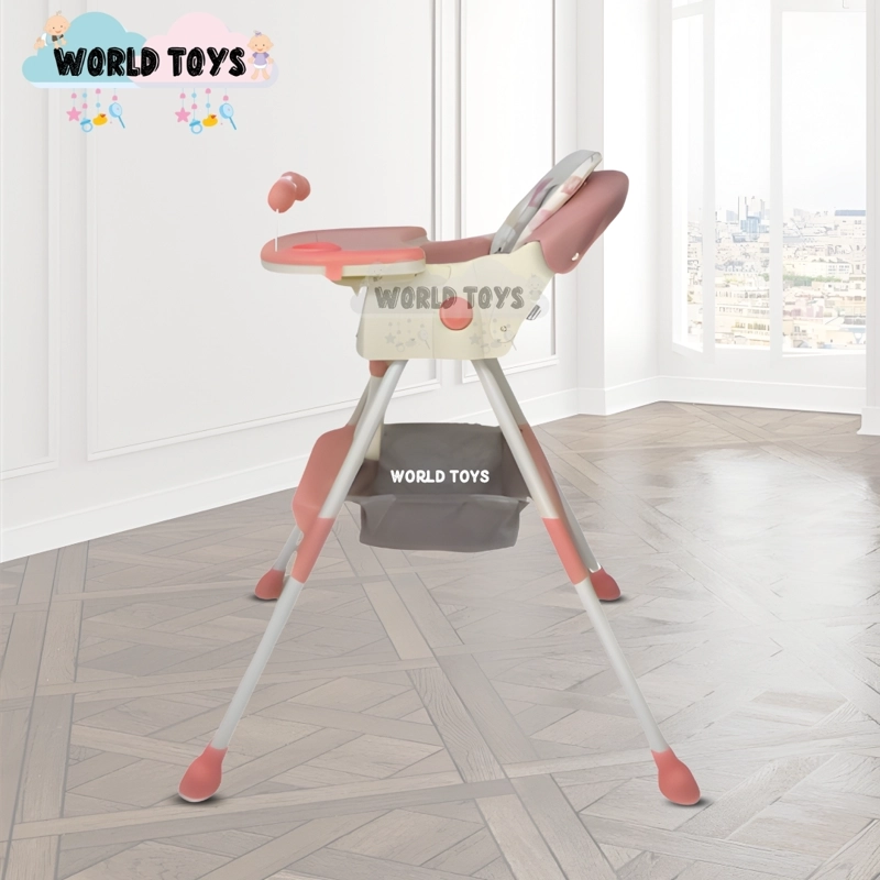 SILLA DE COMER DIDACTICO «ARIS» CON JUGUETE PINK - 2