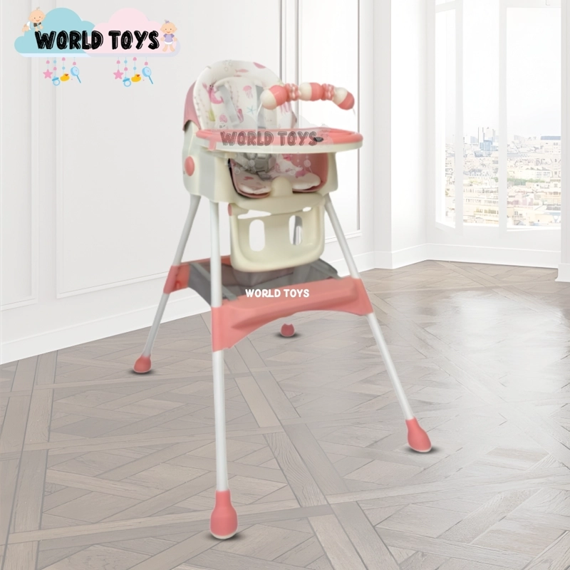 SILLA DE COMER DIDACTICO «ARIS» CON JUGUETE PINK - 3