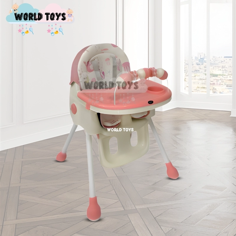 SILLA DE COMER DIDACTICO «ARIS» CON JUGUETE PINK - 4