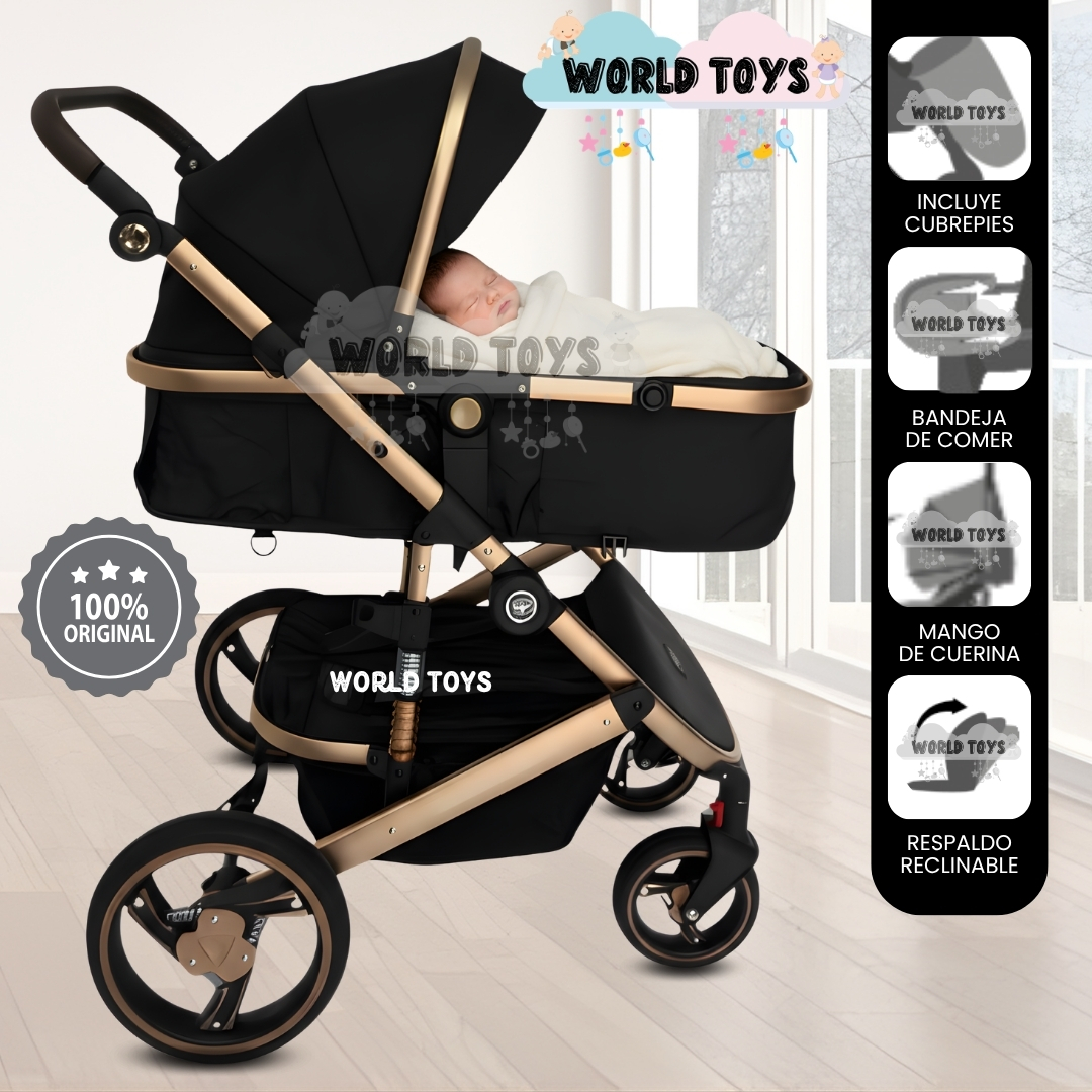 COCHE TRAVEL SYSTEM «MILAN» EDICIÓN LIMITADA BLACK - 1