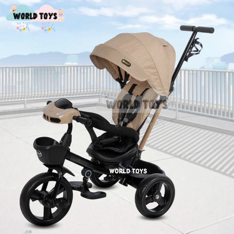 TRICICLO GUIADOR GIRATORIO «WUNDER» EDICIÓN LIMITADA BEIGE - 4