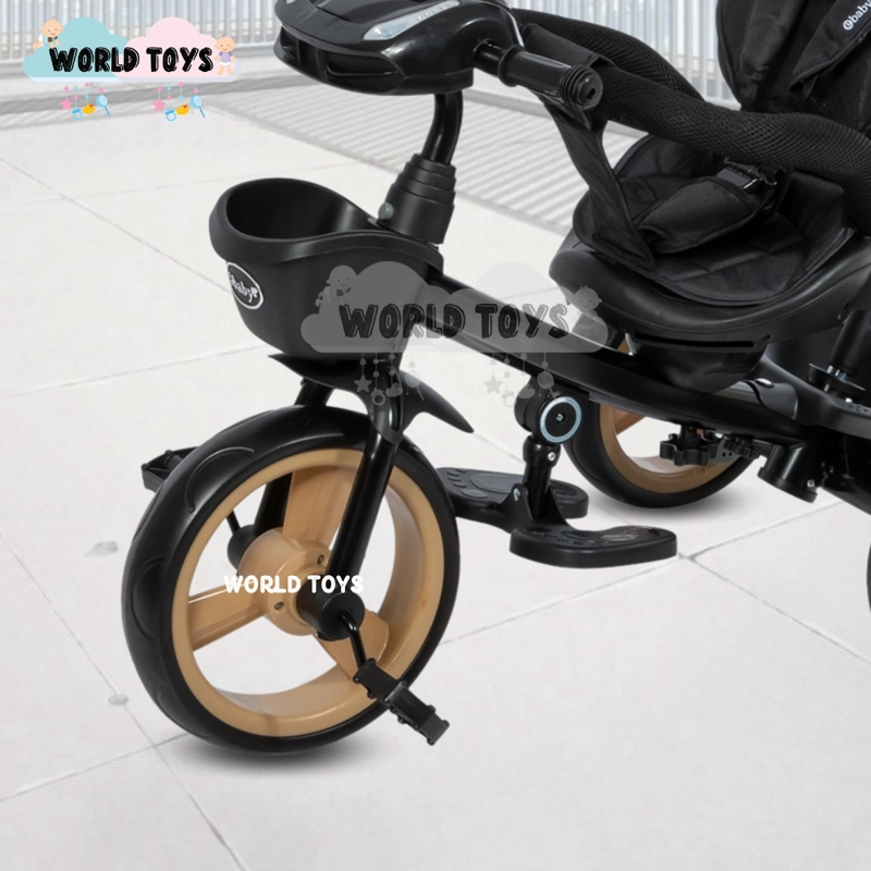 TRICICLO GUIADOR GIRATORIO «WUNDER» EDICIÓN LIMITADA BLACK - 2