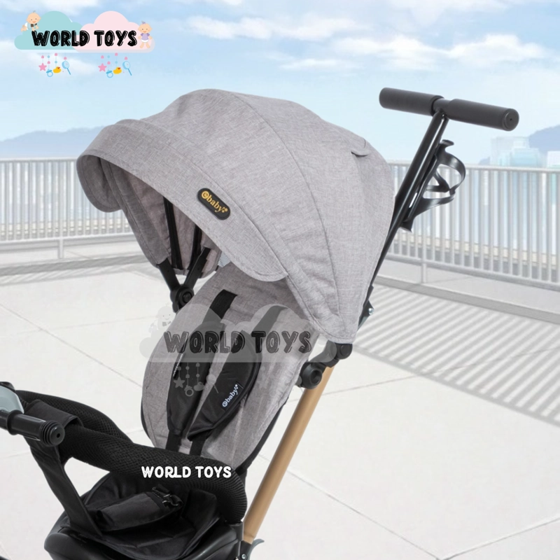 TRICICLO GUIADOR GIRATORIO «WUNDER» EDICIÓN LIMITADA GRAY - 3