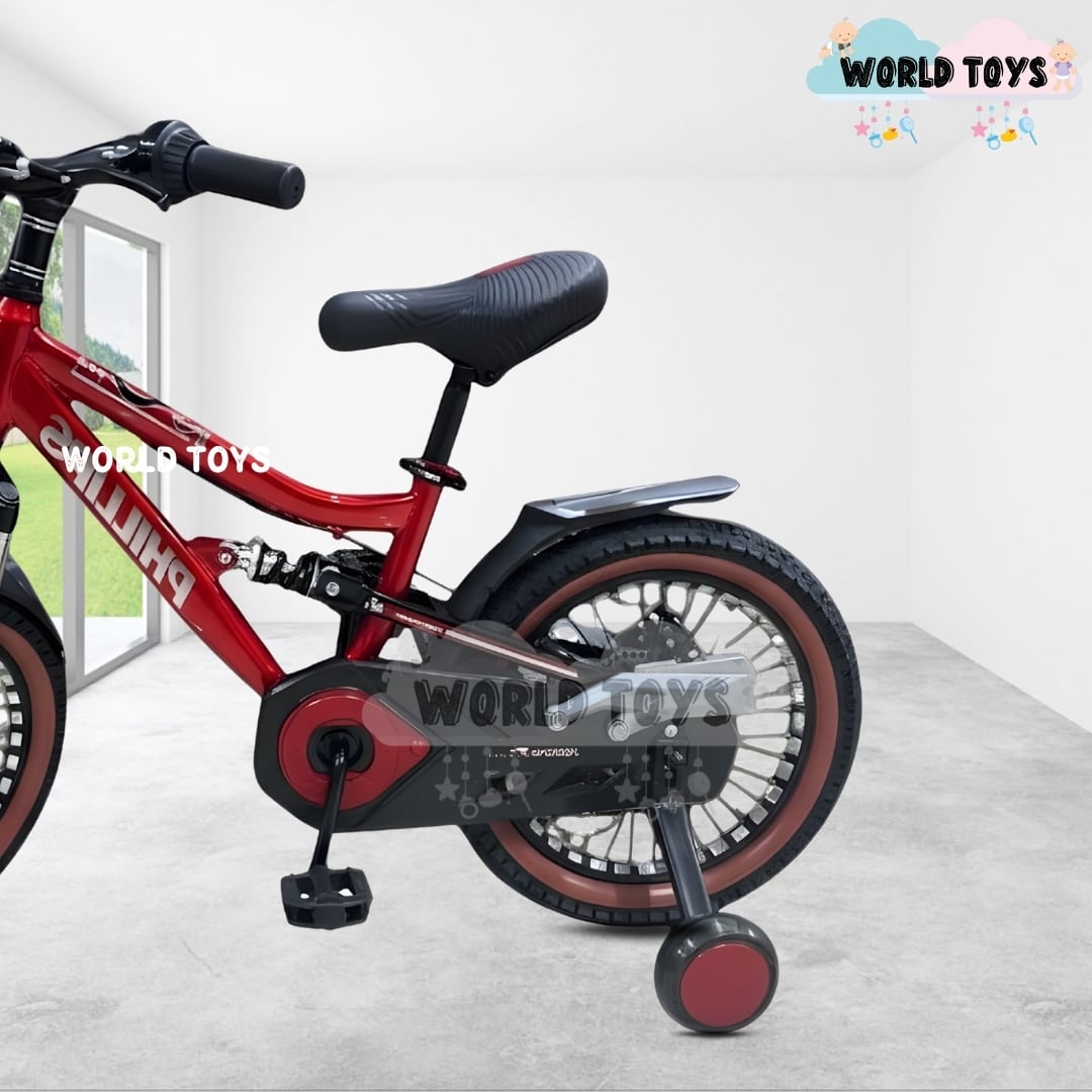BICICLETA DEPORTIVA ARO 16 «ROCKET» PARA NIÑOS RED - 3