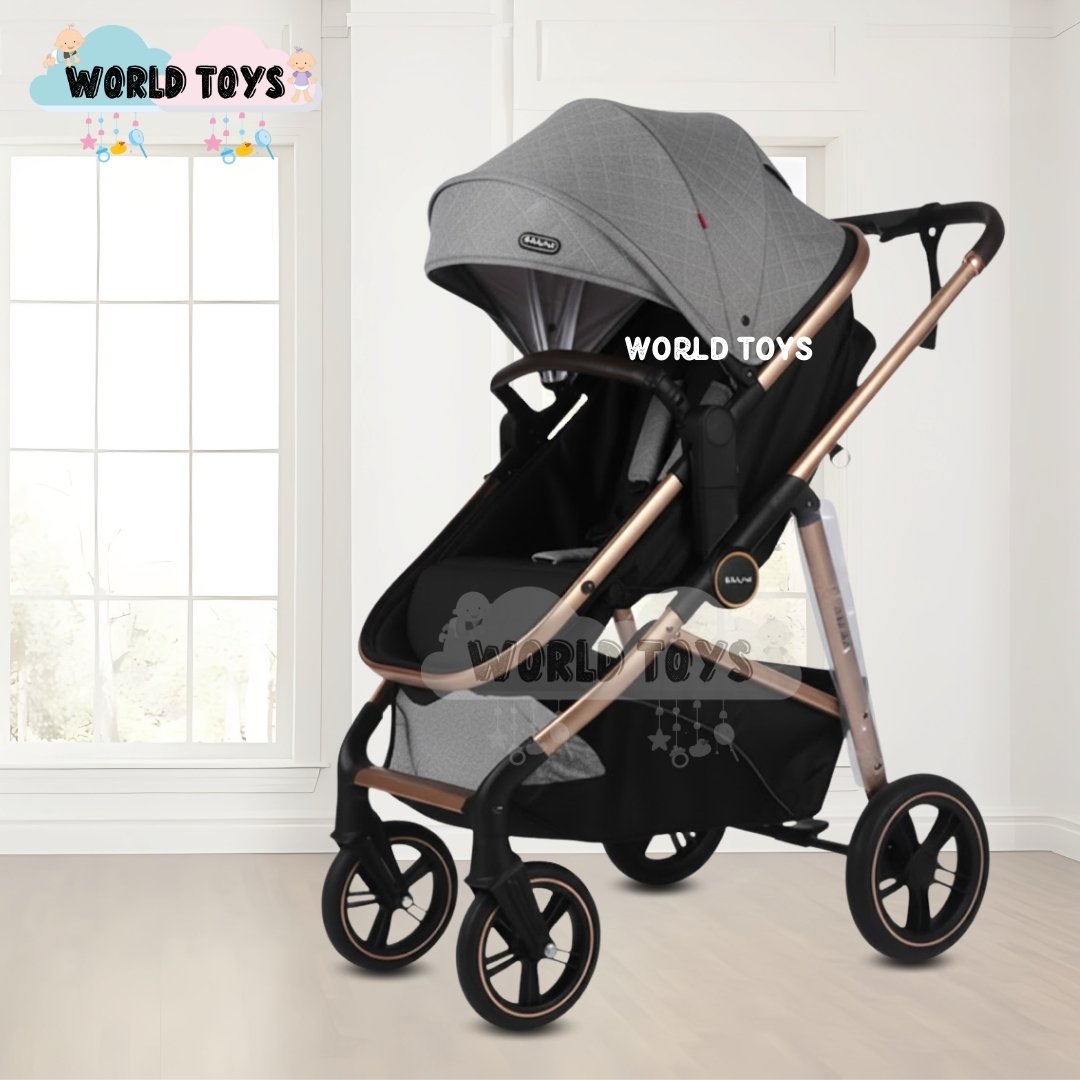 COCHE MOISÉS TRAVEL SYSTEM «MUNICH GOLD» DE LUJO GRAY - 2
