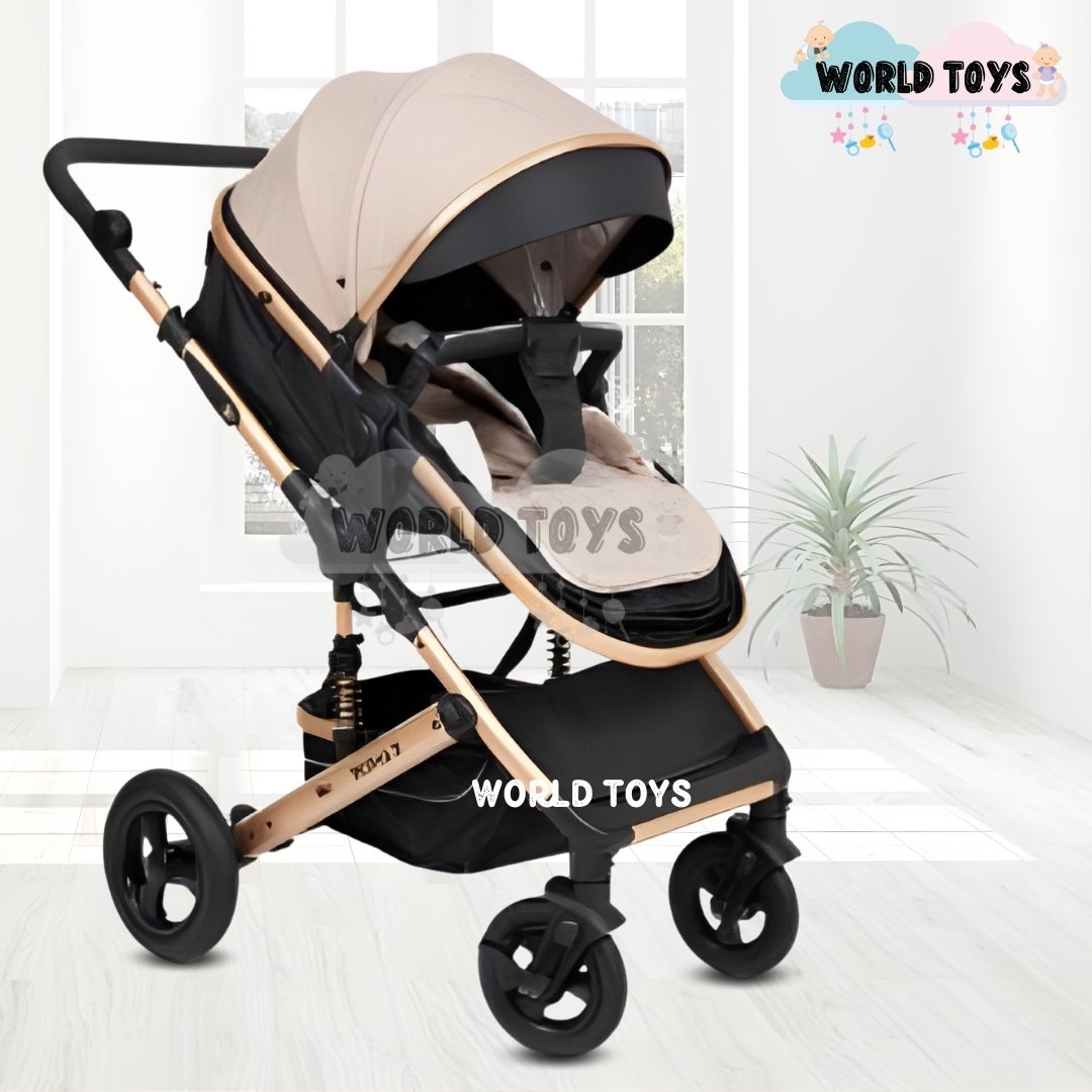 COCHE MOISÉS DE LUJO «ROMA II» EDICIÓN LIMITADA BEIGE - 2