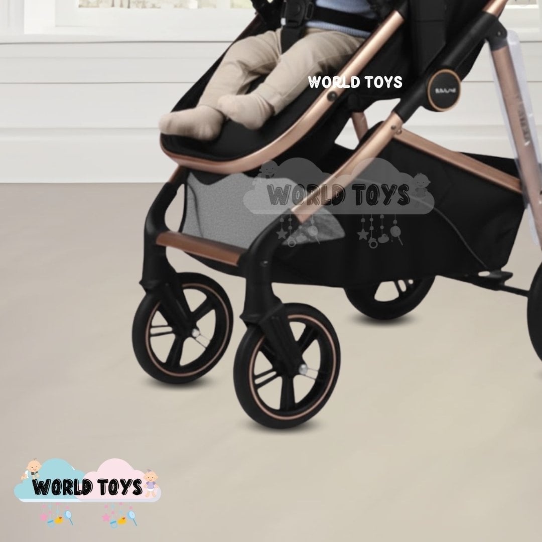 COCHE MOISÉS TRAVEL SYSTEM «MUNICH GOLD» DE LUJO PINK - 4
