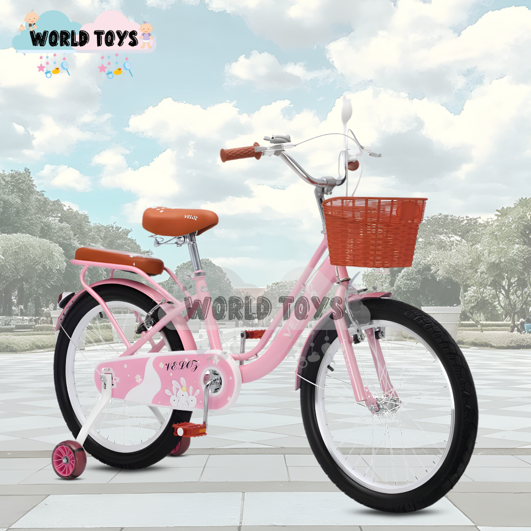 BICICLETA CAMPERA CON CANASTA ARO 20 «SEVILLA» PINK - 2