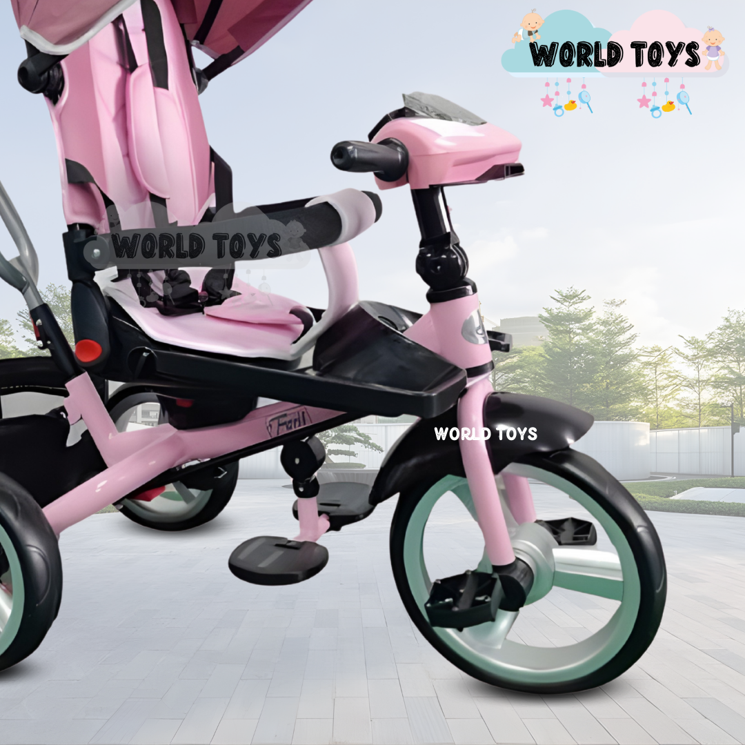 TRICICLO GUIADOR «FORD SILVER» EDICIÓN LIMITADA ROSA - 3