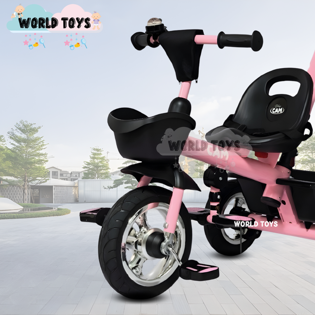 TRICICLO GUIADOR 2 EN 1  «BOOTH» EDICIÓN LIMITADA LIGHT PINK - 3