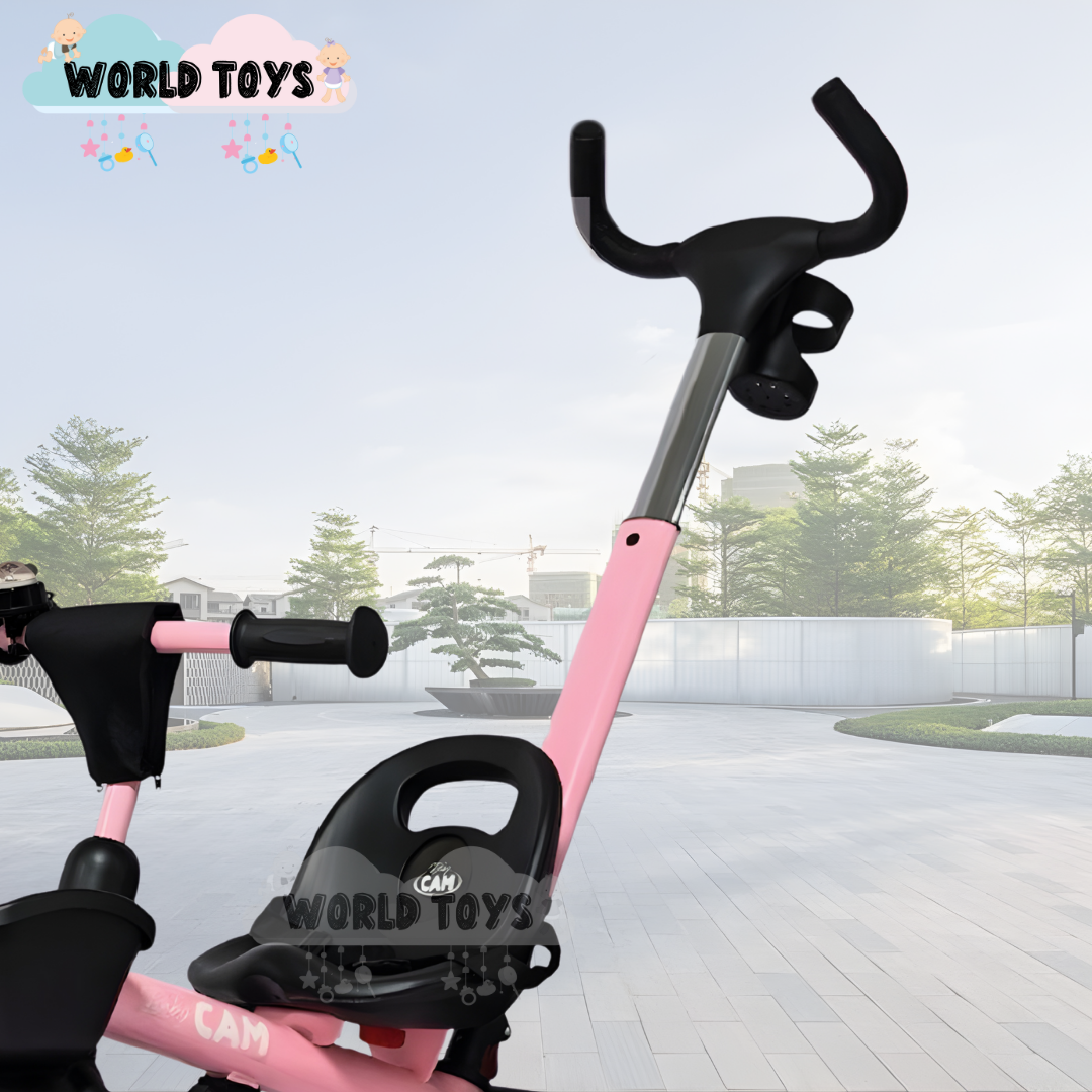 TRICICLO GUIADOR 2 EN 1  «BOOTH» EDICIÓN LIMITADA LIGHT PINK - 4