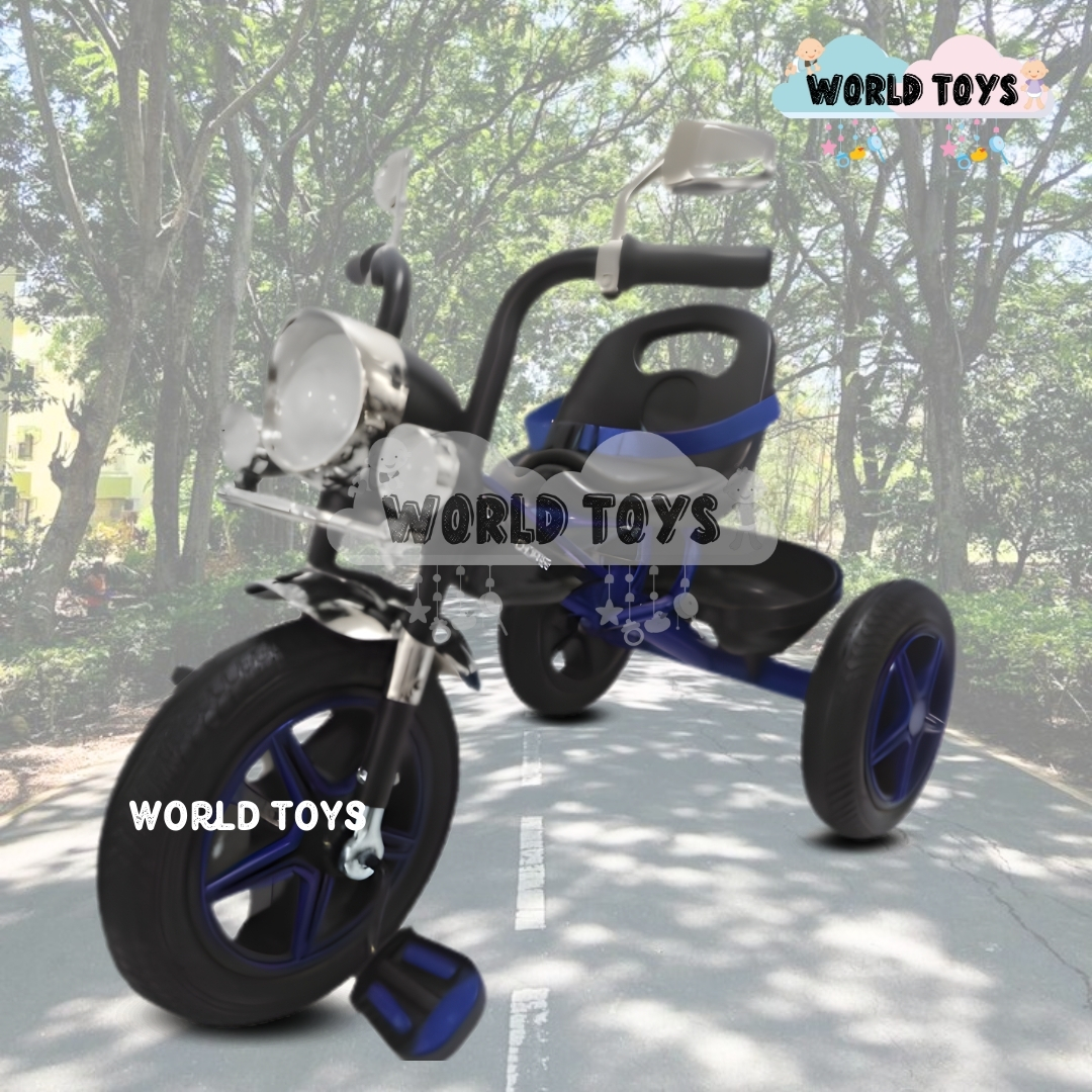 TRICICLO CHAVITO MUSICAL «CHOPPEER» CON BLUETOOTH BLUE - 4