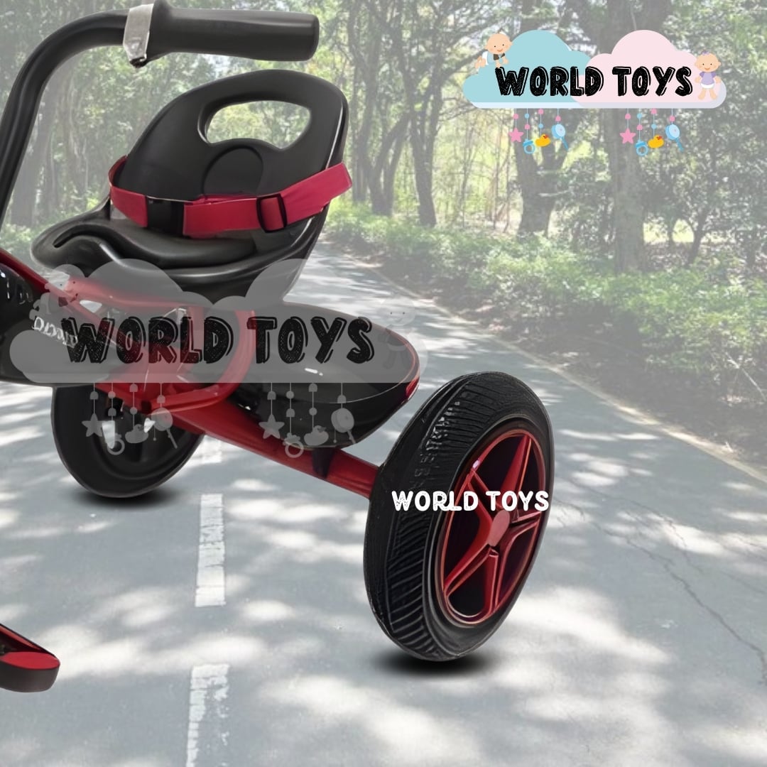 TRICICLO CHAVITO MUSICAL «CHOPPEER» CON BLUETOOTH RED - 3
