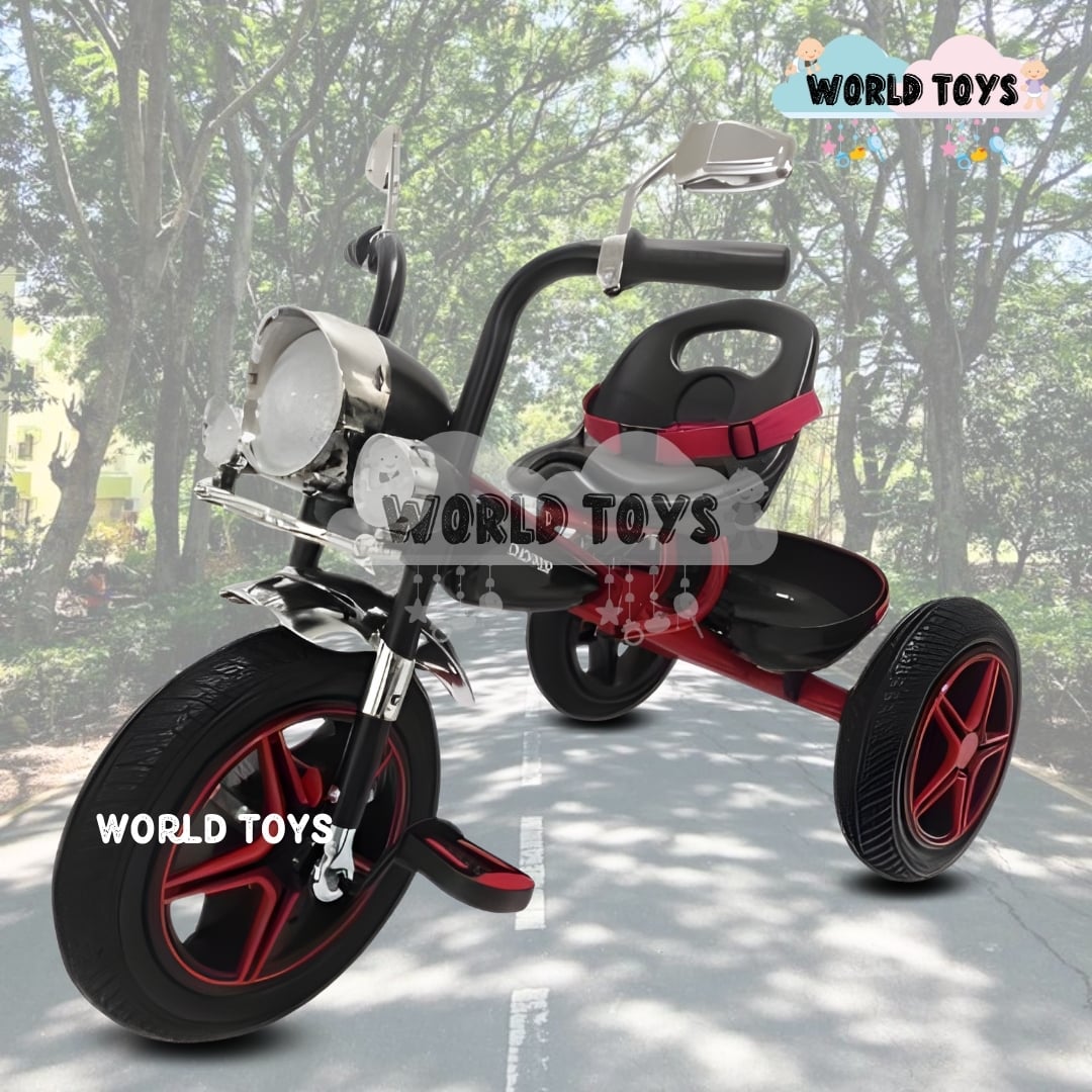 TRICICLO CHAVITO MUSICAL «CHOPPEER» CON BLUETOOTH RED - 4