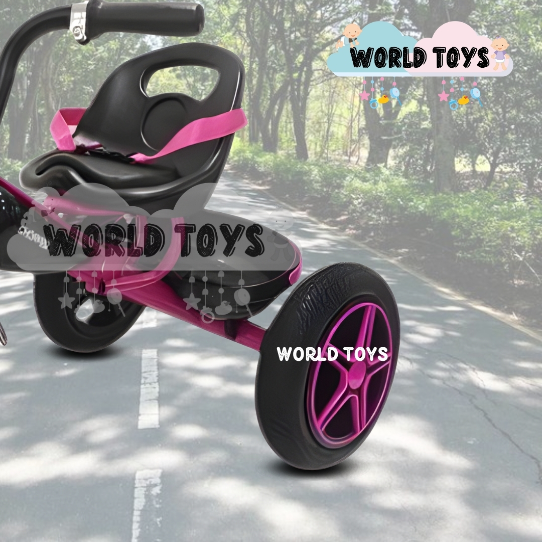 TRICICLO CHAVITO MUSICAL «CHOPPEER» CON BLUETOOTH FUCSIA - 3