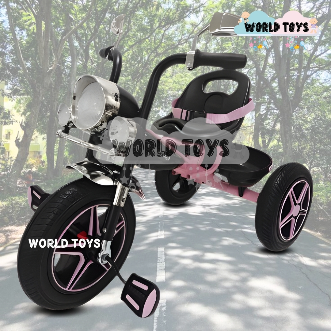 TRICICLO CHAVITO MUSICAL «CHOPPEER» CON BLUETOOTH LIGHT PINK - 4