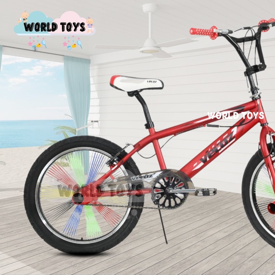 BICICLETA ACROBÁTICA ARO 20 «FREESTYLE» RED Y BLACK - 2