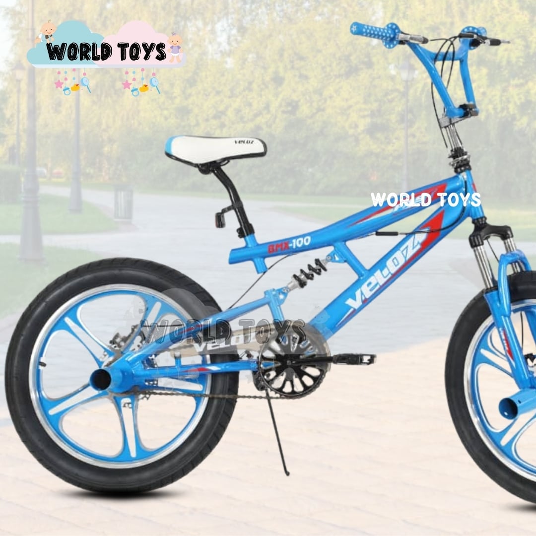BICICLETA ACROBÁTICA BMX ARO 20 «ELICE FREESTYLE» SKY BLUE - 2