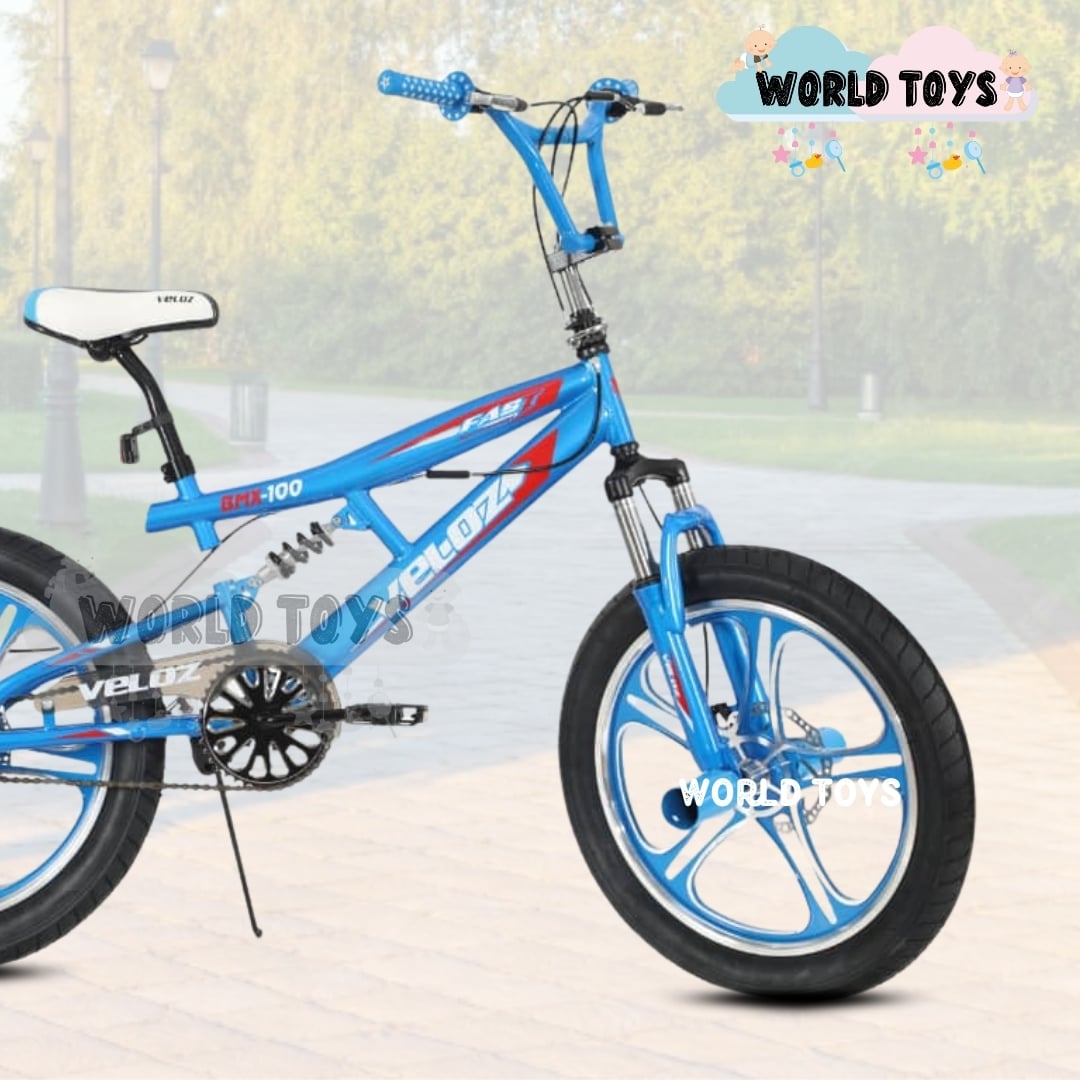 BICICLETA ACROBÁTICA BMX ARO 20 «ELICE FREESTYLE» SKY BLUE - 3