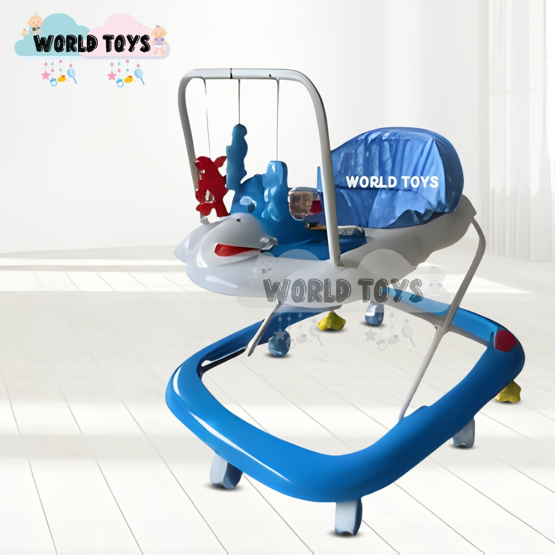 ANDADOR CON TABLERO MUSICAL «UGLY DUCKY» BLUE Y GREY - 2