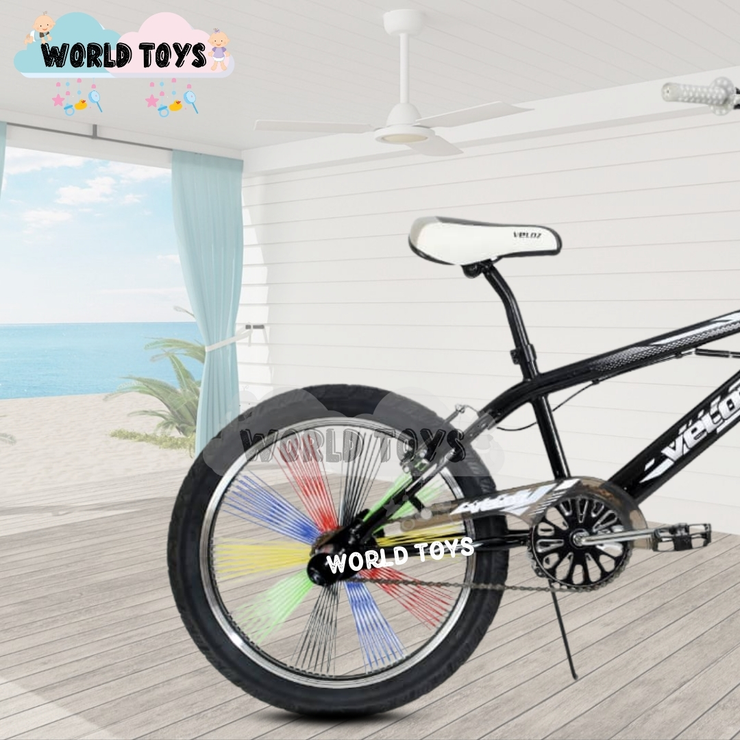 BICICLETA ACROBÁTICA ARO 20 «FREESTYLE» BLACK Y WHITE - 2