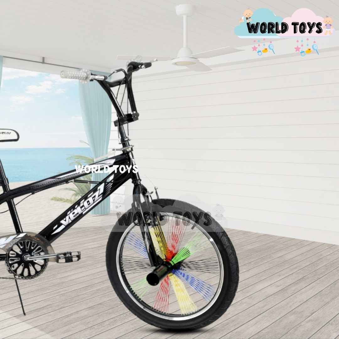 BICICLETA ACROBÁTICA ARO 20 «FREESTYLE» BLACK Y WHITE - 3