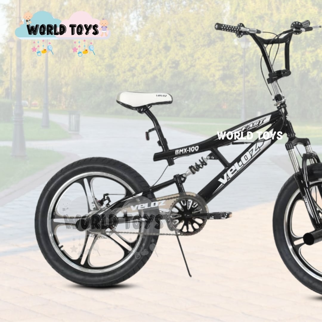 BICICLETA ACROBÁTICA BMX ARO 20 «ELICE FREESTYLE» BLACK GREY - 2