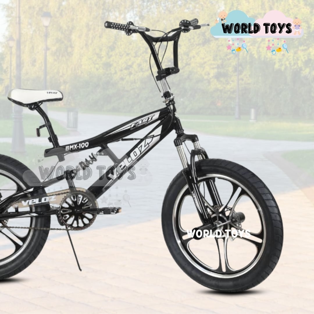 BICICLETA ACROBÁTICA BMX ARO 20 «ELICE FREESTYLE» BLACK GREY - 3