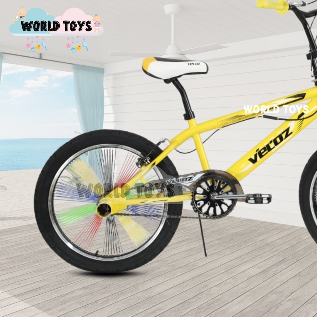 BICICLETA ACROBÁTICA ARO 20 «FREESTYLE» YELLOW Y BLACK - 2
