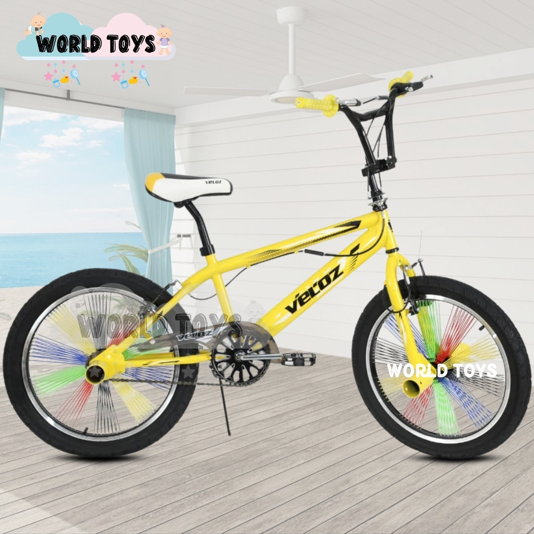 BICICLETA ACROBÁTICA ARO 20 «FREESTYLE» YELLOW Y BLACK - 4