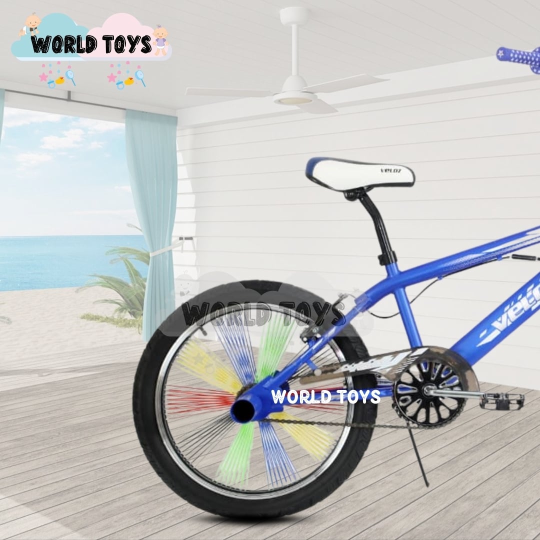 BICICLETA ACROBÁTICA ARO 20 «FREESTYLE» BLUE Y WHITE - 2