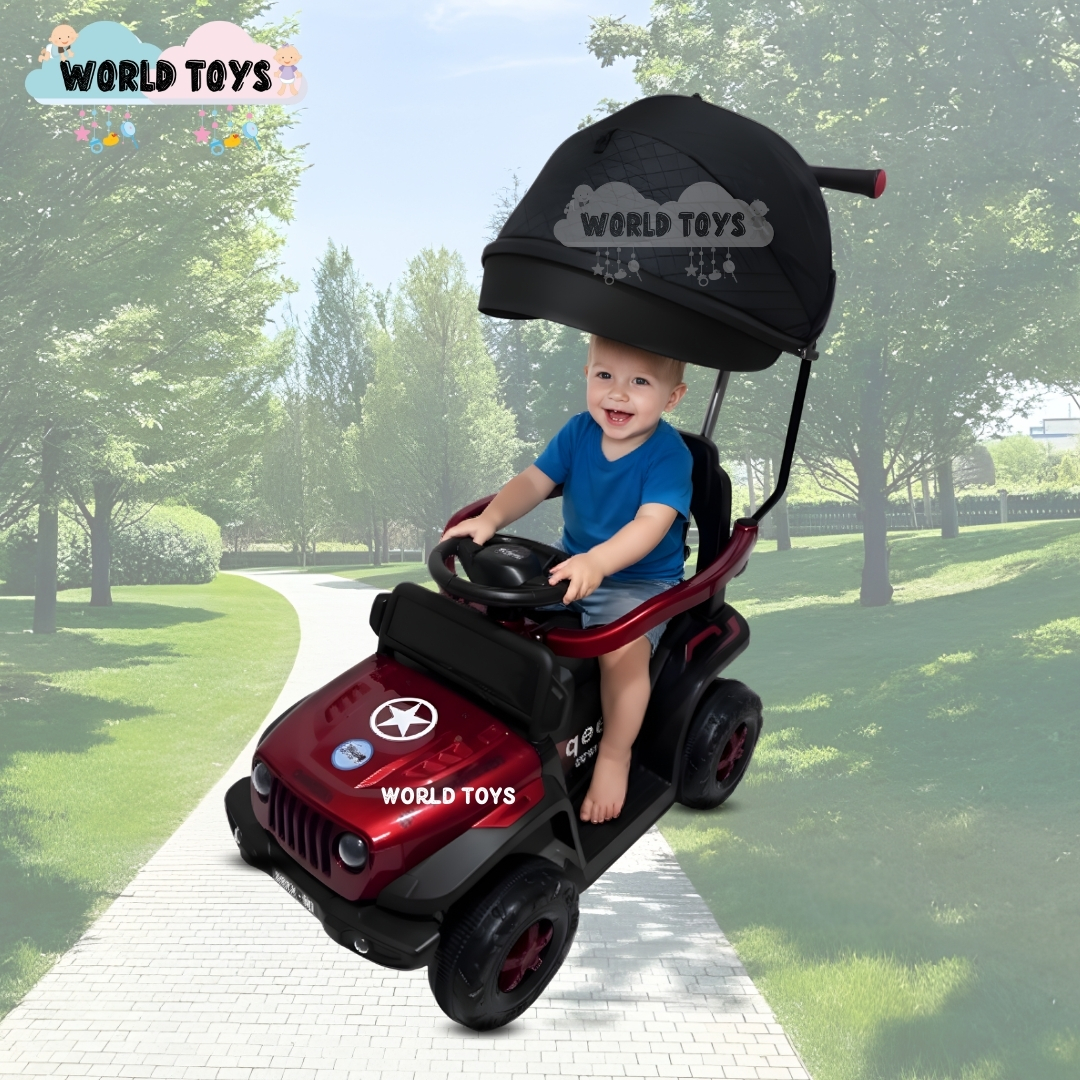 CORREPASILLO GUIADOR «EXPLORER JEEP» PARA NIÑOS RED - 4