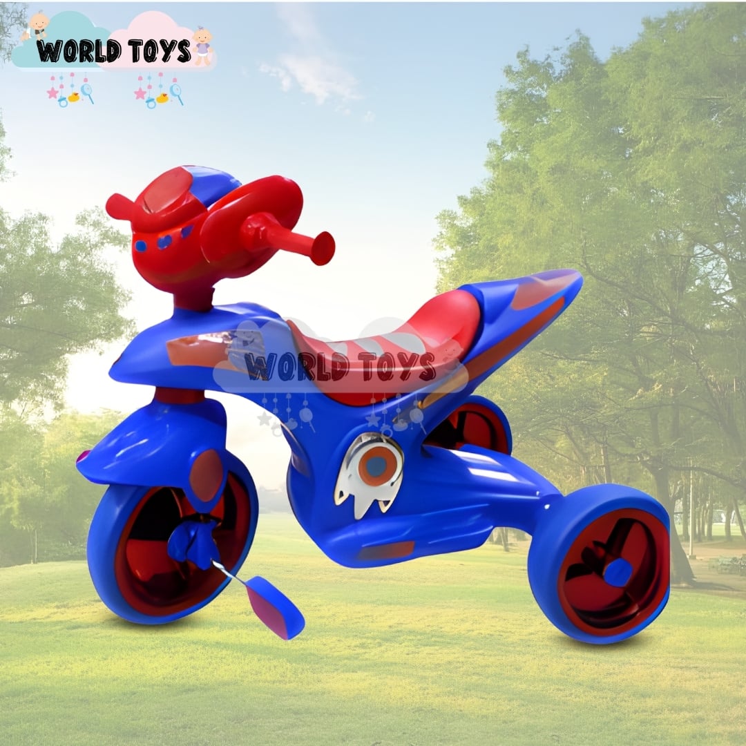 TRIMOTO A PEDAL PARA NIÑOS «SERVANN II» CON BLUETOOTH BLUE - 2