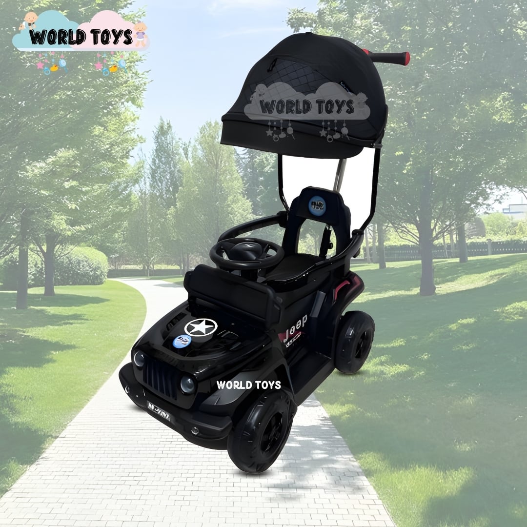 CORREPASILLO GUIADOR «EXPLORER JEEP» PARA NIÑOS BLACK - 2